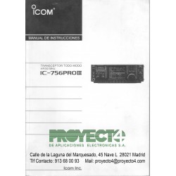 Manual de Instrucciones IC-756PROIII