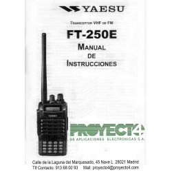 Manual de Instrucciones FT-250E