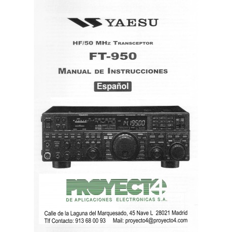 Manual de Instrucciones FT-950