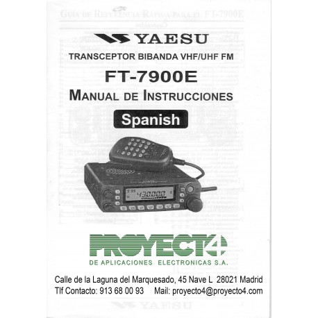 Manual de instrucciones FT-7900