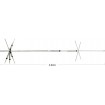 Antena HF Base Diamond CP-5HS