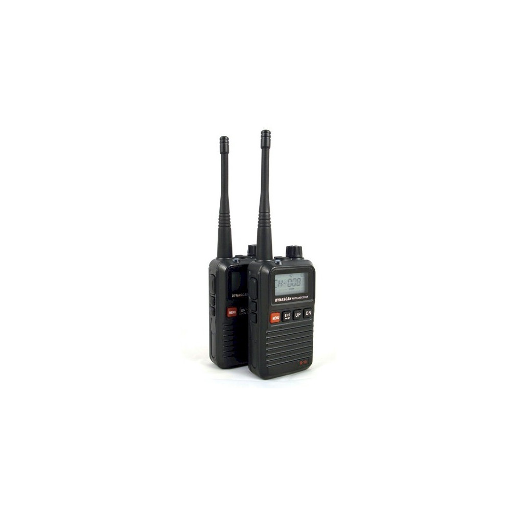 Dynascan R-10 PMR Walkie Talkie 2 Units Black