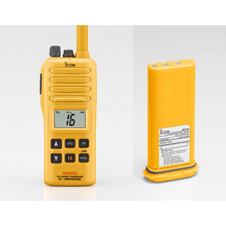 Walkie VHF marino IC-GM1600E PACK