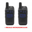 2 x Walkie PMR-446 uso libre Escolta RP-102 + regalo micro/auricular