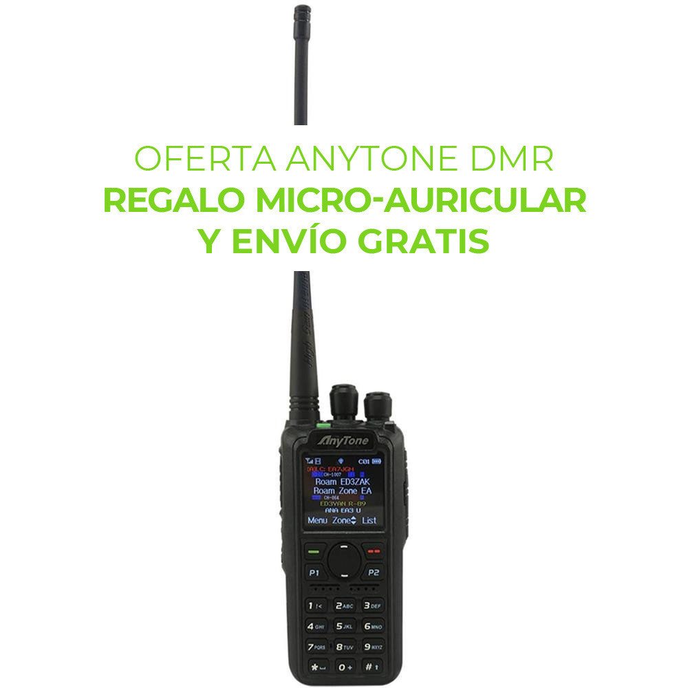 AT-D578UV-PRO TRANSCEPTOR DMR BIBANDA DMR PARA RADIOAFICIONADOS