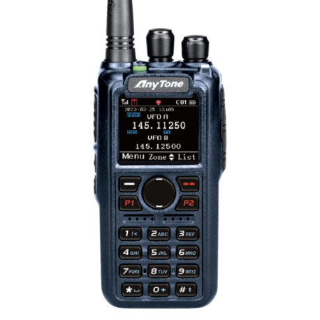 Walkie Bibanda DMR Anytone AT-D890UV con GPS, Bluetooth y Dual RX (Reserva)
